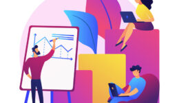 Business financial report vector concept metaphor